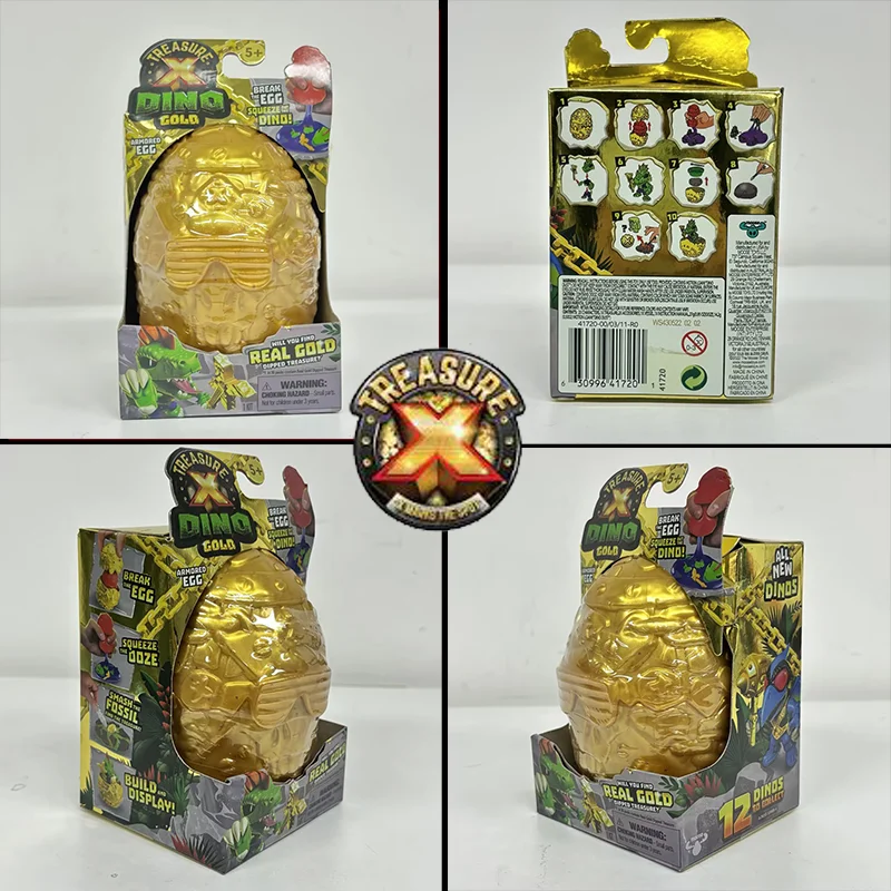 Original Treasure X Dino Gold Armored Blind Egg Quest for Dragons