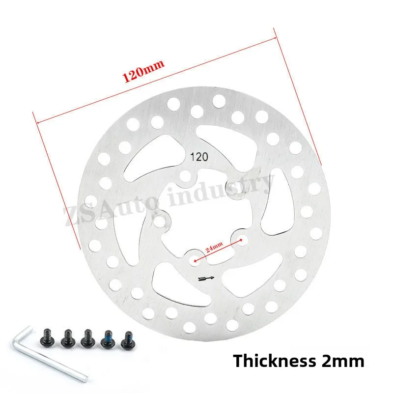 

Электрический скутер Xiaomi 1S/M365/PRODisc Тормозной ротор Задняя тормозная колодка 110/120 мм Тормозной диск заднего колеса