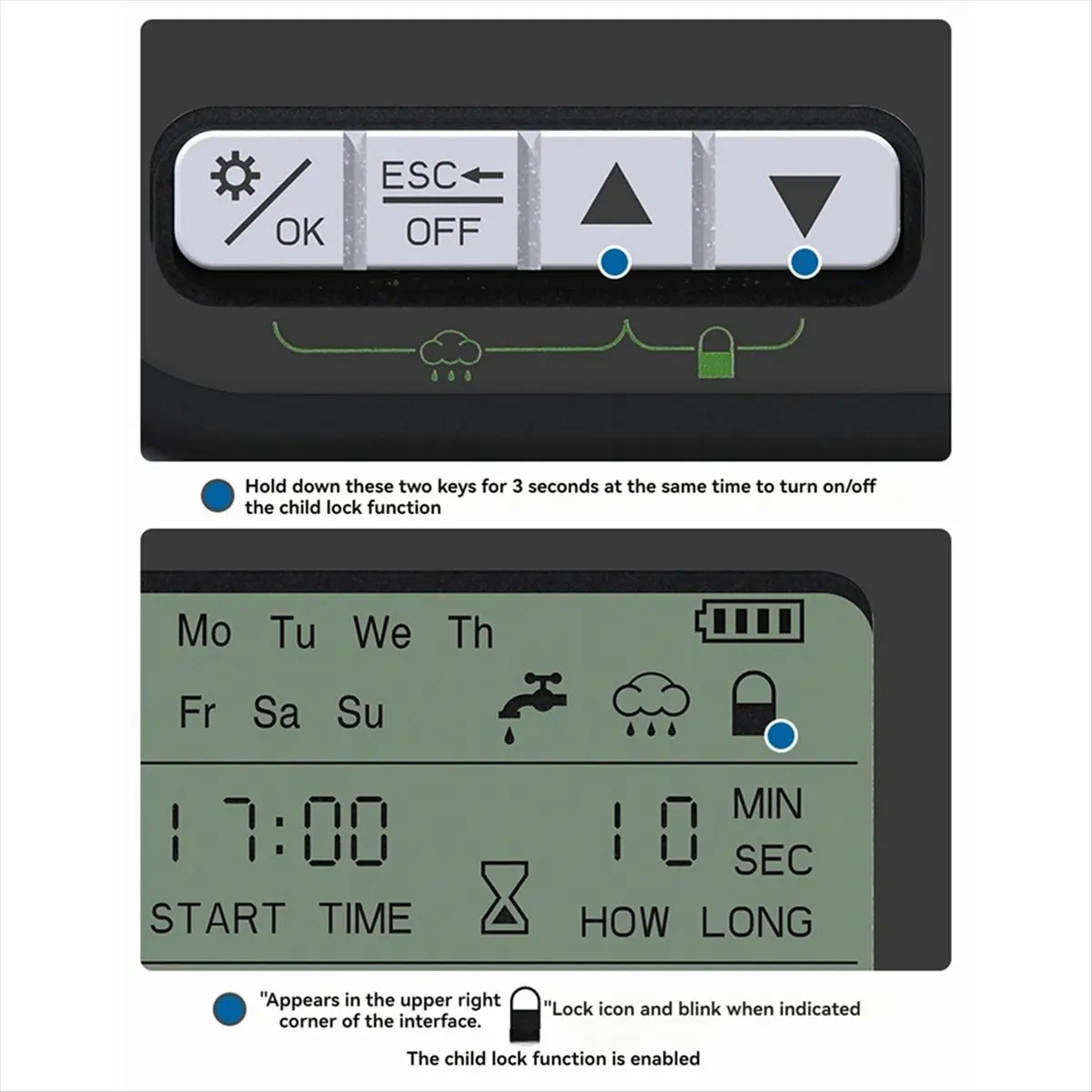 A72P Automatic Watering Controller, Timed Garden Watering Controller, Garden Intelligent Sprinkler Irrigation System,A