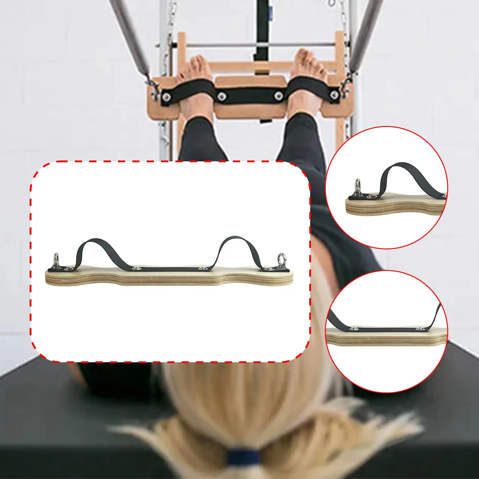 

Pilates Airplane Exercise Board Airplane Board Easy to Install Professional Accessory