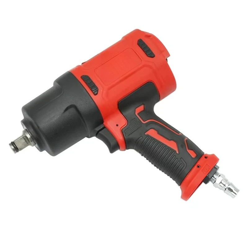 1750NM High Torque 1/2 Inch Drive Pneumatic Wrench Double Hammer Impact Car Tire Removal Powerful Air Cannon