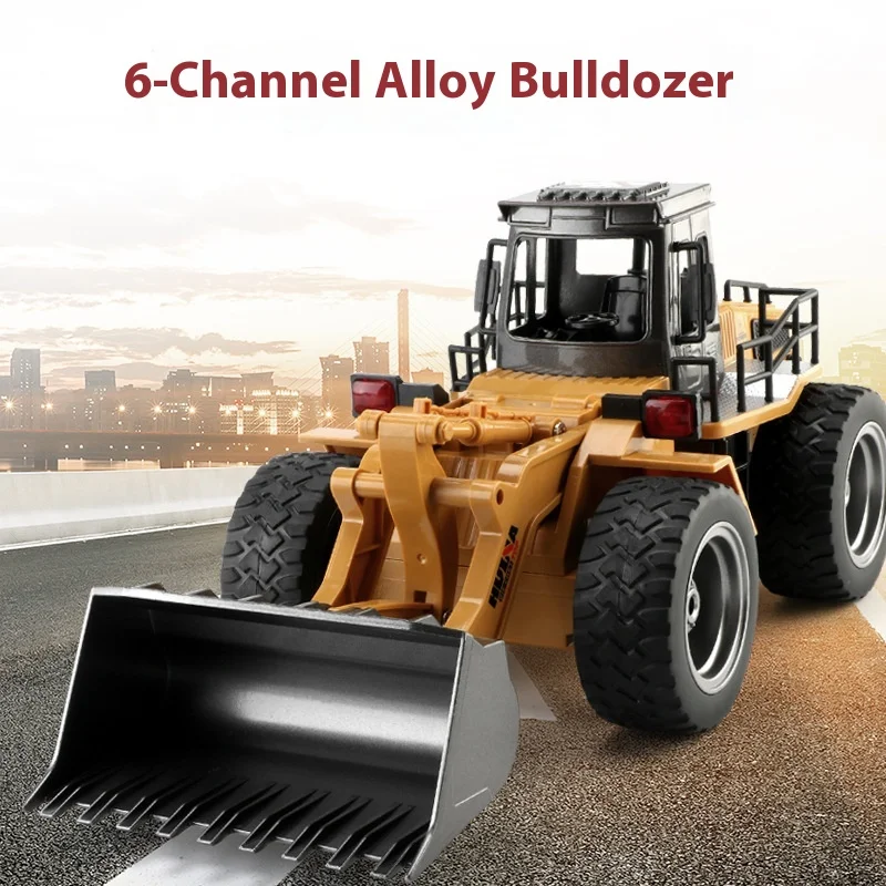 

Huineng 520 инженерный автомобиль с дистанционным управлением, игрушка из сплава, самосвал, имитационная модель, детская игрушка, оптовая продажа, 6 каналов