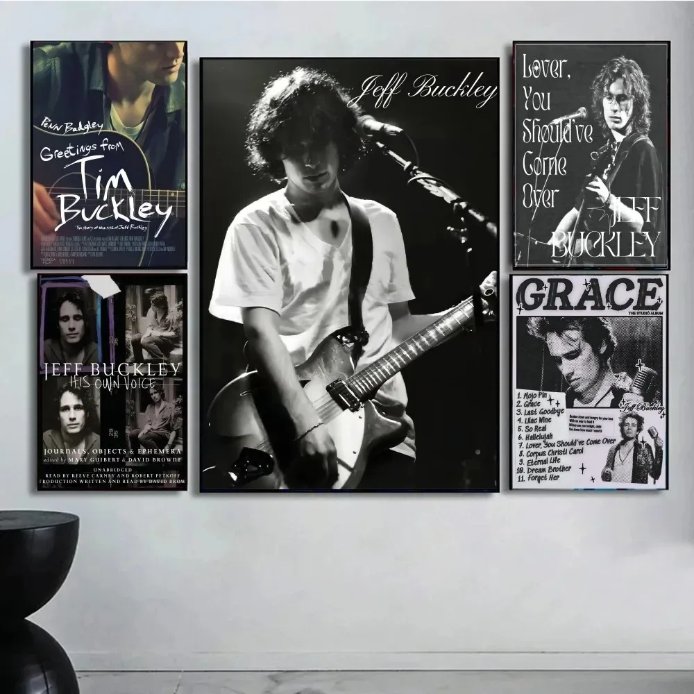 Jeff Buckley Singer Movie Posters And Wall Art Canvas Painting Poster Decor Living Room home decoro