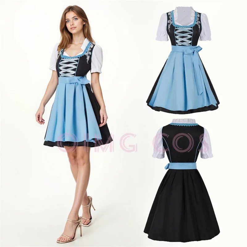 

Halloween party costume German beer festival costume code division suspender pants set Bavarian women's clothing Dress