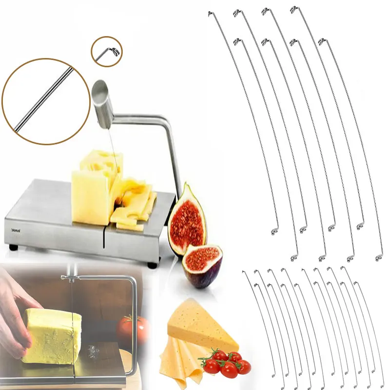 Cheese Tools Butter Slicing Tool Stainless Steel Cheese Cutting Line Cheese Cutting Slicer Kitchen Accessories Kitchen Tools