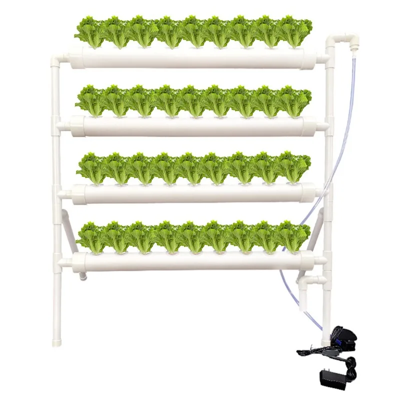 

Pipeline hydroponic vegetable system planter, balcony hydroponic three-dimensional planting flower stand