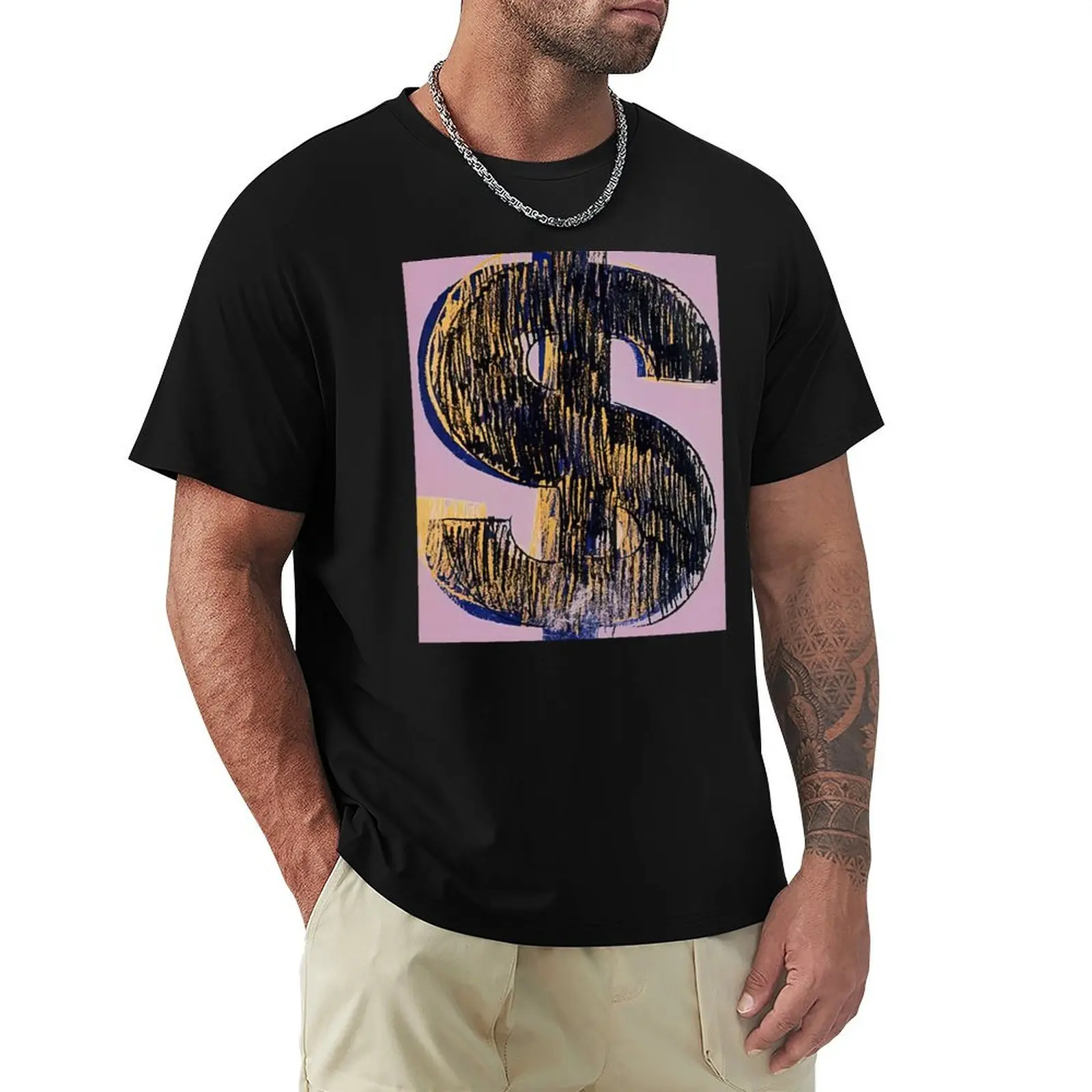 

Dollar Sign - Andy Warhol T-Shirt Casual Loose Fit Summer Tee Shirt