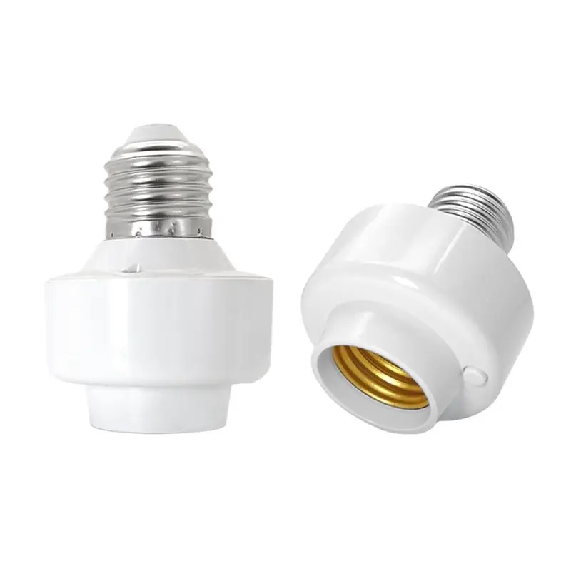 DT16 2X WiFi E26 E27 Smart Lamp Holder, Wiring-Free, App Remote Control, Timer, Works with Alexa/for Google Home, AC100-240V