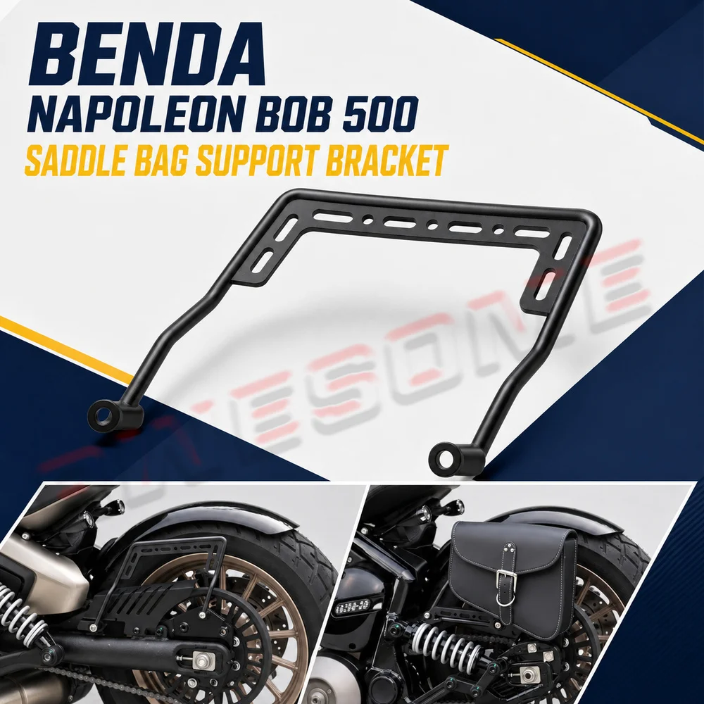 Modified Left Side Bag Bracket For BENDA NAPOLEON BOB 500