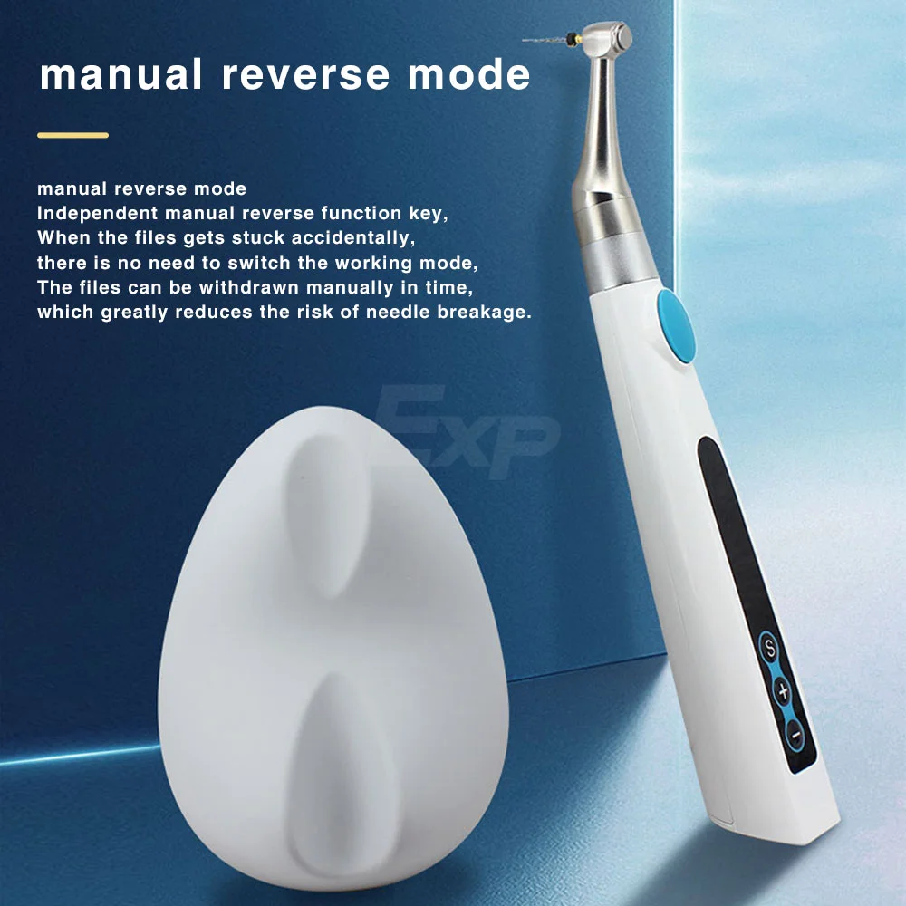 Exp Dental Endo Motor Root Canal Measurement Treatment 2 in 1 Dentist Tools Wireless Charging Standard 16:1 Contra Angel