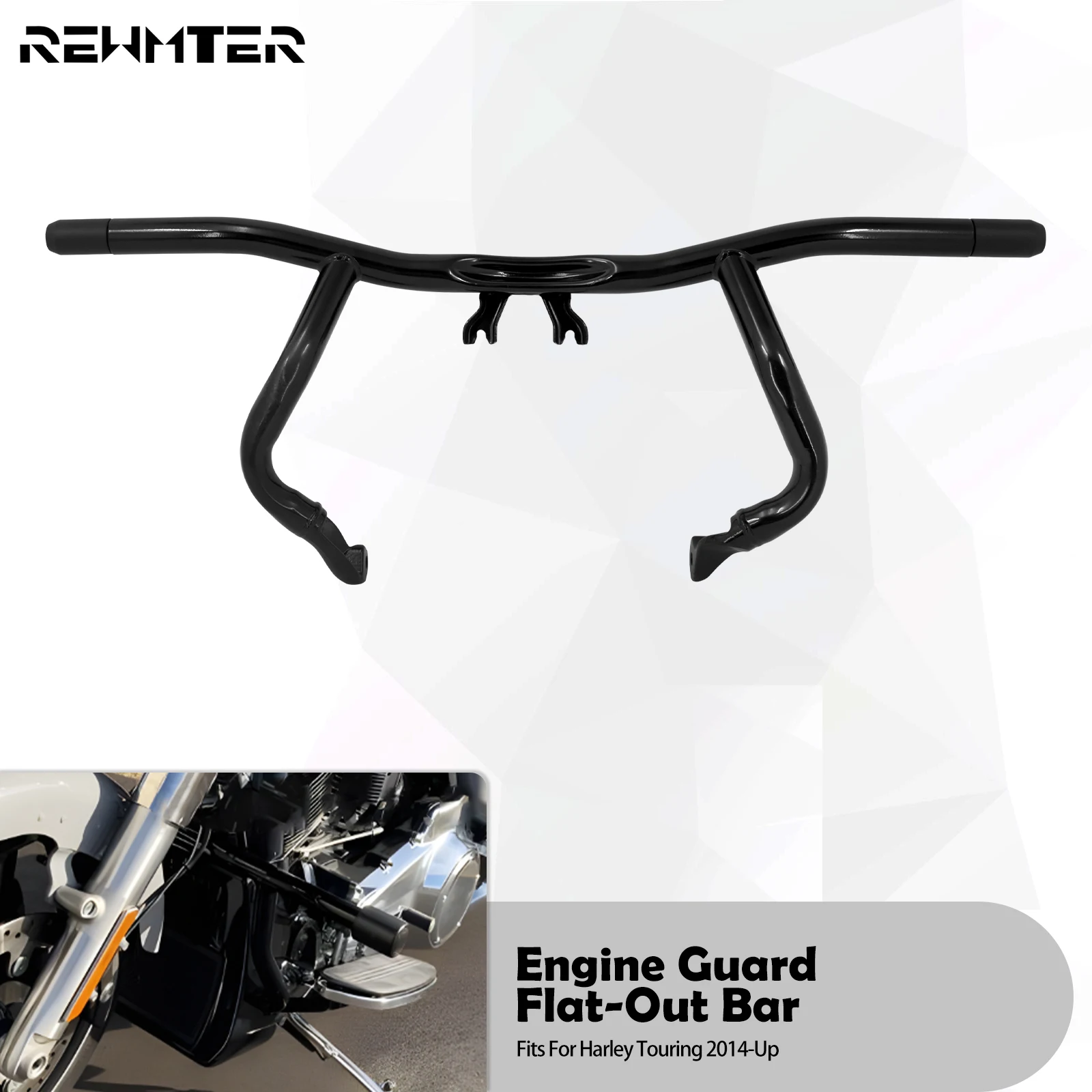 

Motorcycle Engine Guard Highway Crash Bar Front Falling Protection For Harley Touring Street Electra Road King 14-Up Road Glide