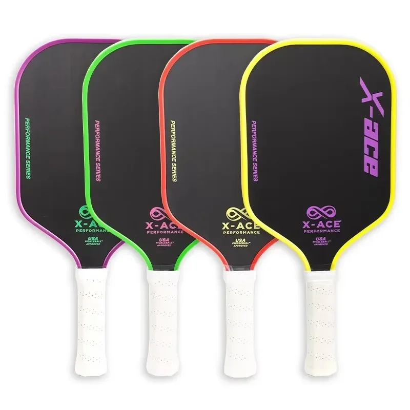 Pickleball Paddle Carbon Fiber USAPA PP Honeycomb Core Approved Pickleball Set Sports Outdoor Beach Tennis Racket Cricket Ball