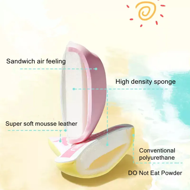 Guoxiaoniu 2 STKS Luchtkussen Zachte Blending Schoonheid Spons Foundation Cosmetische Spons Nat/Droog Gebruik Applicator Tool