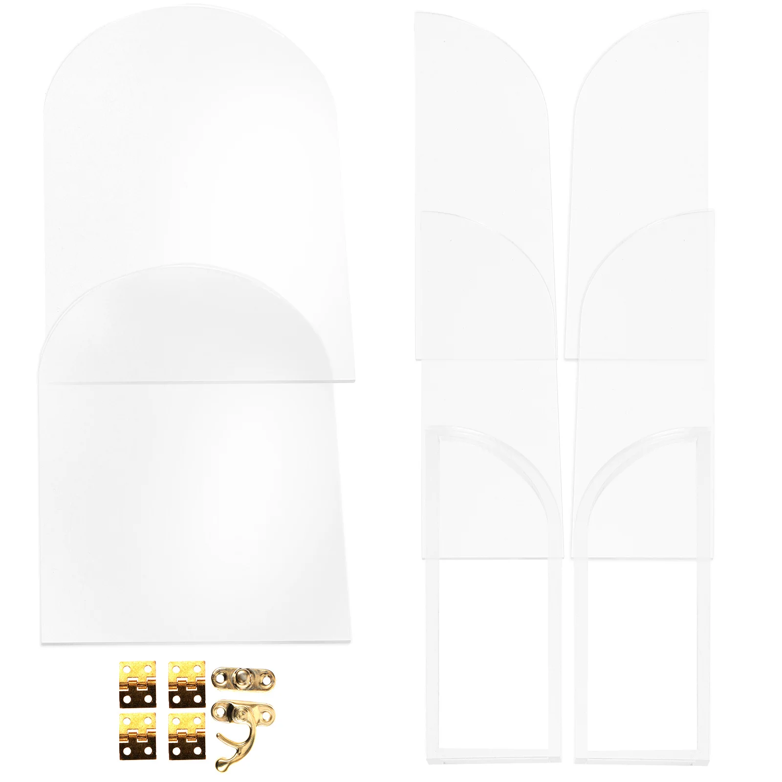 Quicksand DIY Rahmen Acryl Sandlandschaftsform für Bewegliche Sandkunst Deko Desktop-Kartenhalter Bastelbedarf Tischdekoration