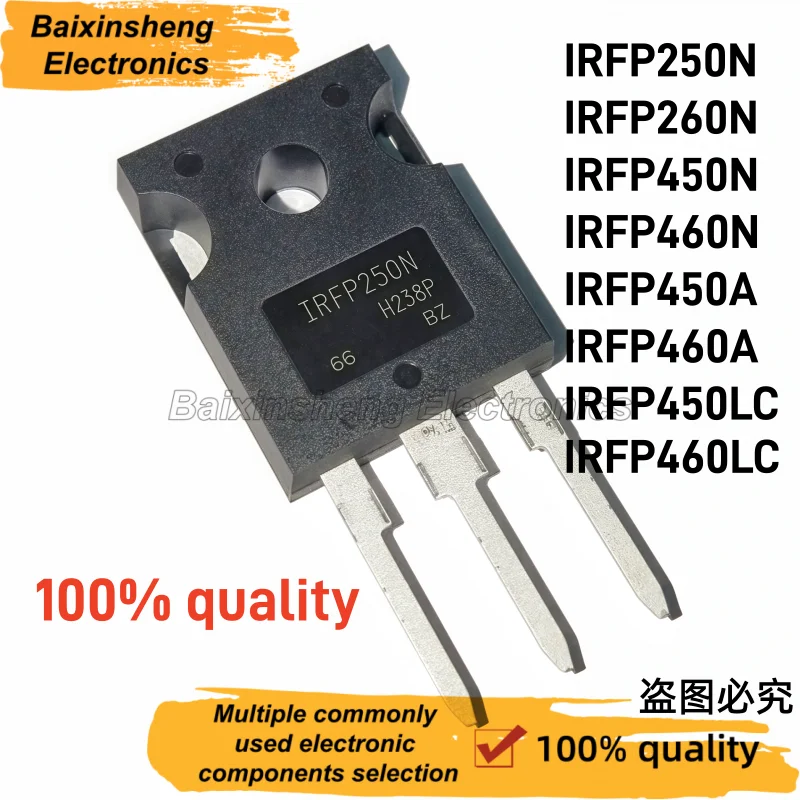 10PCS New IRFP064N IRFP254 IRFP264 TO-247 Power Mosfet Transistor High Voltage Field Effect Tube For Power Supply Inverter