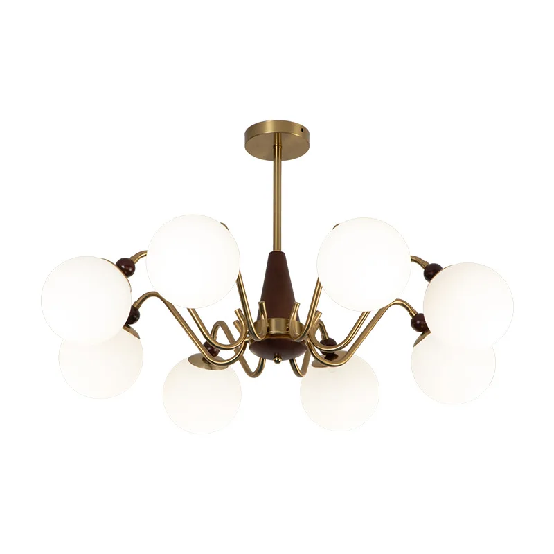 

French medieval style living room chandelier 2025 new high-end American style