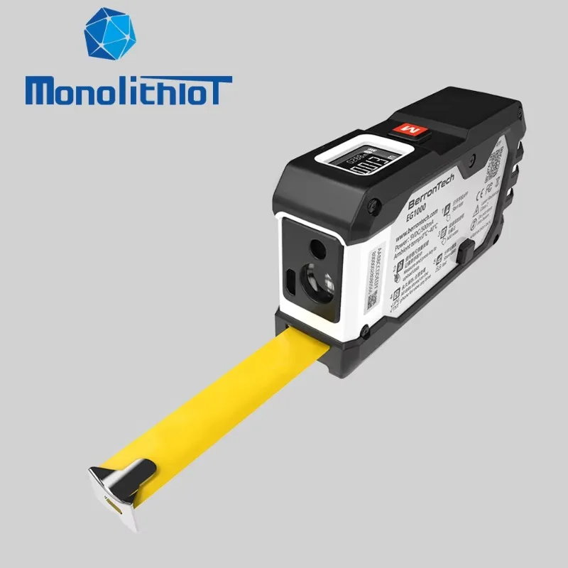 

MonolithIoT 3 In1 Distance Electronic Measuring Tape with APP LCD Display 40M Digital Tape Measures