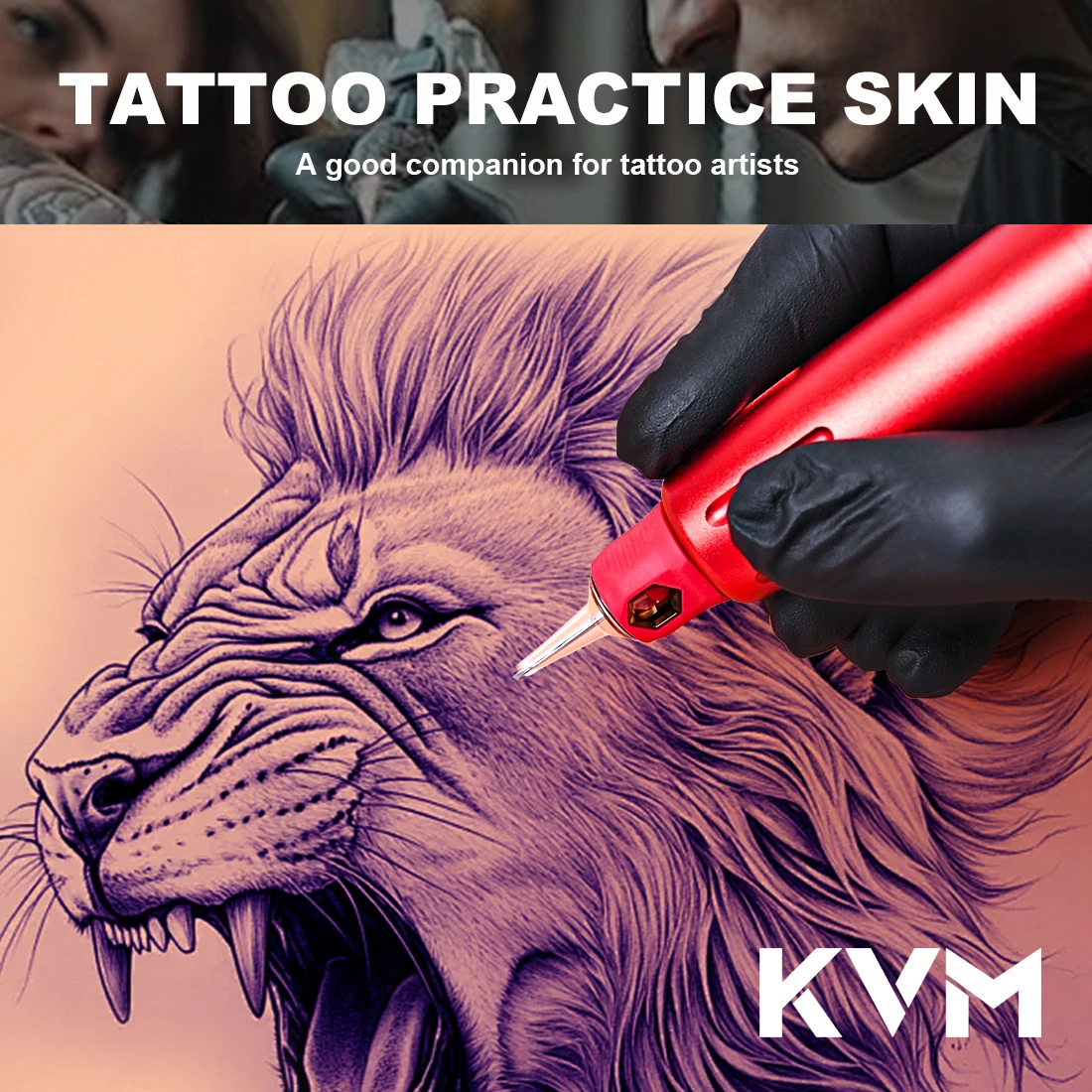 Individual Packed Tattoo Practice Skin Soft Bendable Silicone Fake Skin Bright Long Lasting Color Tattoo Consumables For Salon
