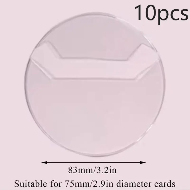 Runde Abzeichen Hülse Transparent Halter Schutz Ita Tasche Pin Fall Schutzhülle Display Brosche Anime Cartoon Ärmeln Pins Spielzeug Geschenk – Detail 5
