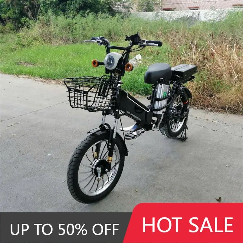 RRE 20 inch fat fire 12 30ah 350w 48v motor disc brake suspension city bike pizza delivery electric bike electric