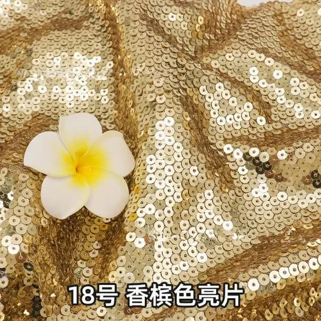 1yard Sequin Heavy Industry Embroidery Mesh Fabric Transparent Circular Fabric Dress Material Wedding Dress Decoration Fabric