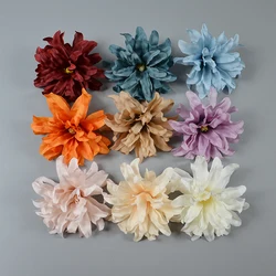 Têtes de fleurs d'orchidées et de pivoines artificielles, 9 couleurs, 15cm, pour décoration de mariage, sauna, bouquet, chapeau, chaussures, accessoires