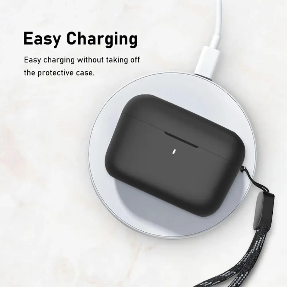 Silicone Earphone Case Anti-fingerprint Shockproof Earbuds Protective Cover Dustproof Compact for Anker Soundcore A20i