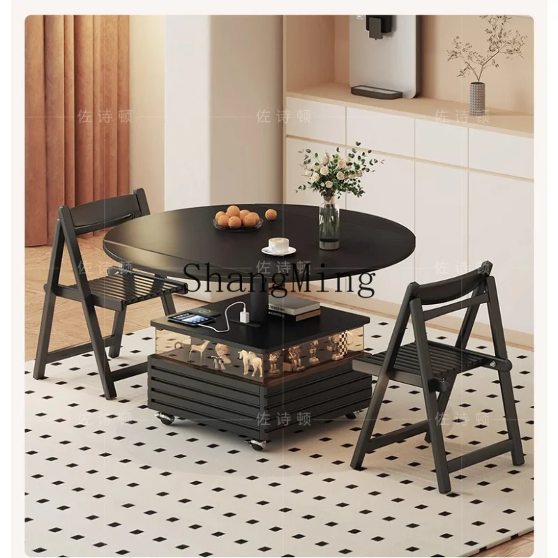 CL  round storage coffee  folding and moving coffee light luxury advanced sense oil-proof and waterproof