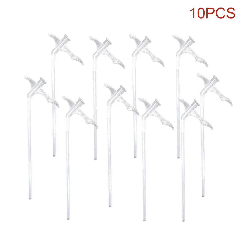 10pcs/pack Home Professional Replacement Parts Transparent Insulating Spray Foam Tubes Nozzle Woodworking  Filling Connectors