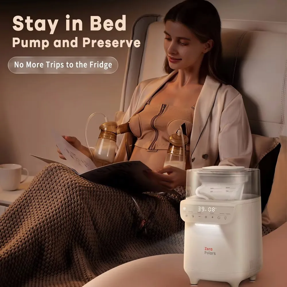 سخان زجاجات الأطفال متعدد الوظائف، سخان الوجبات السريعة، معقم لتدفئة الحليب مع تحكم دقيق في درجة الحرارة لحليب الأم #5