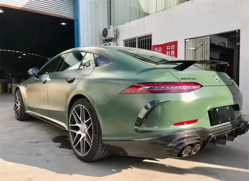 メルセデスベンツ AMG GT50 GT53 2019 2020 2021 2022 2023 2024 ReaI カーボンファイバーバンパーフロントリップリアリップエアインテークスポイラーキット