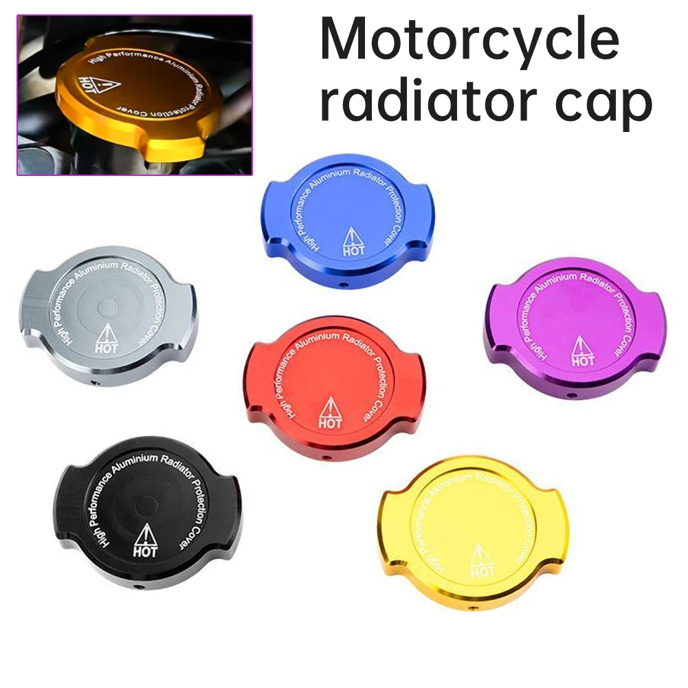 Motorcycle Radiator Cap Aluminum Alloy For NMAX155 For XMAX300 For Y15 LC135 For FOSHA 300 Motorcycle Radiator Cover Accessories