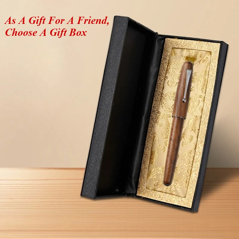 

Jinhao Long Knife Fountain Pens Wood Pen 0.7/1.2/3.0 Tip Perfect for Beginners Learning Hand Lettering Pen School Stationery