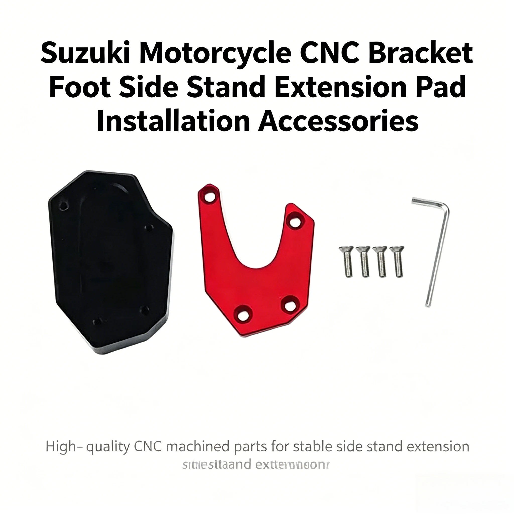 

Fit For Suzuki V-STORM 800DE VSTROM 800DE 2024 Motorcycle CNC Kickstand Foot Side Stand Extension Pad