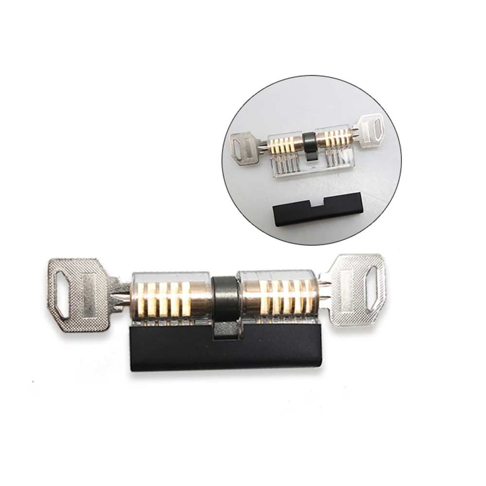 Free 3PC Transparent Padlock 20pc MIXED Lock Pick Set Civil Tool for Practice Locksmith Tool Supplies DIY Hand Tools Hardware