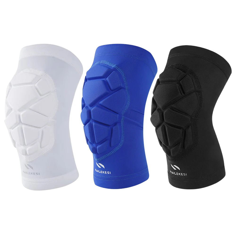 1 قطعة منصات الركبة المصارعة للأطفال الشباب الكبار ، كم ضغط الركبة لكرة السلة الكرة الطائرة كرة القدم ، منصات الركبة قصيرة الأكمام