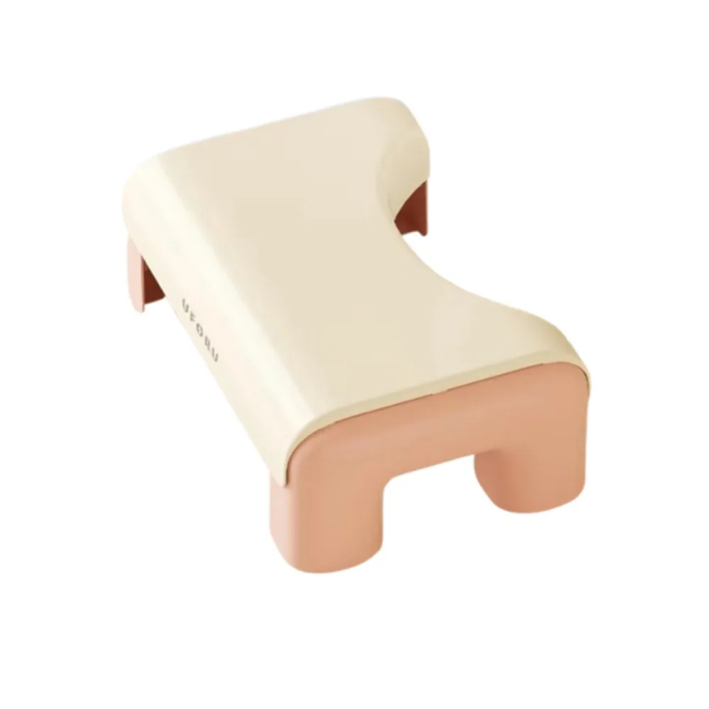 

Ergonomic Toilet Footstool Anti-Slip Waterproof Children's Toilet Stool Thickened Durable Bathroom Foot Stool