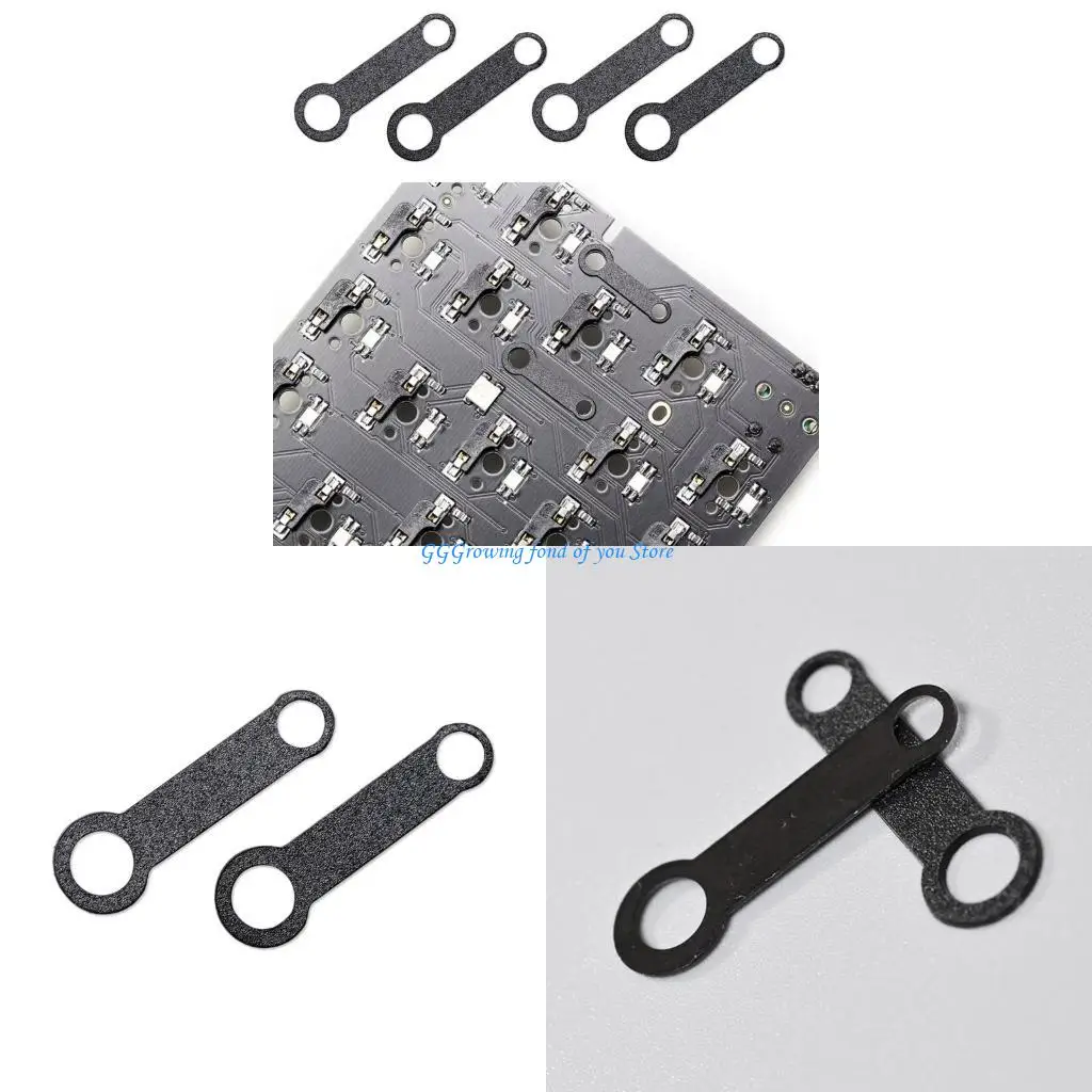 H9EB teclados mecánicos Estabilizadores PCB Pad para aumentar estabilidad y experiencia escritura