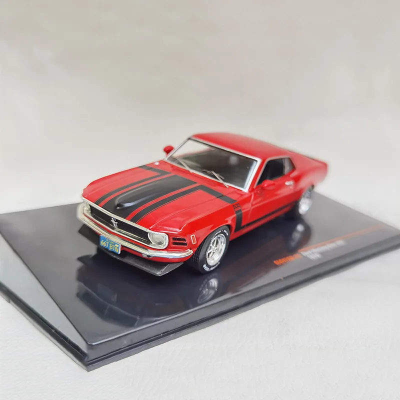 

IXO Diecast Alloy 1:43 Scale Ford Mustang 302 1970 Sports Cars Model Adult Classics Collection Toys Souvenir Gift Static Display