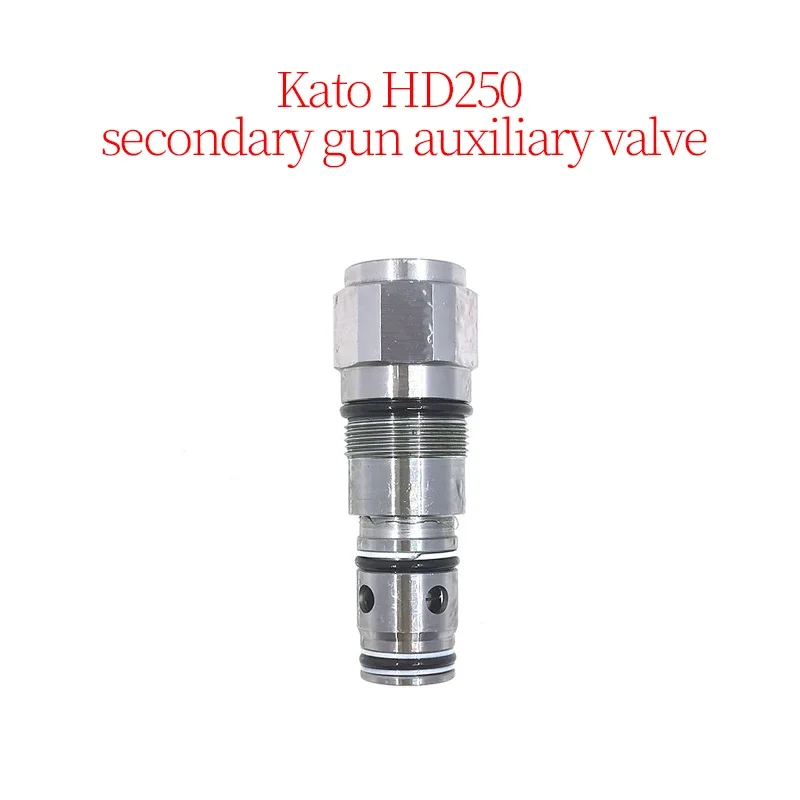 

Construction Machinery Excavator Accessories Suitable for Kato HD250 Secondary Gun Auxiliary Valve (Length: 90mm, Thread: 28mm)