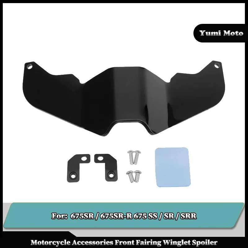 

2025 675SS 675SRR Motorcycle Dynamic Winglet For CFMOTO 675SR 675SR-R 675 SS/SR/SRR 2024 Front Fairing Spoiler Lower Lip Guide
