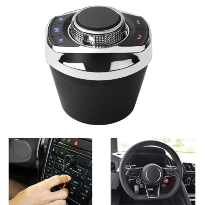 

Universal Cup Car Steering Wheel Button Control Switch Auto Radio Remote Button For Android GPS DVD Multimedia Navigation