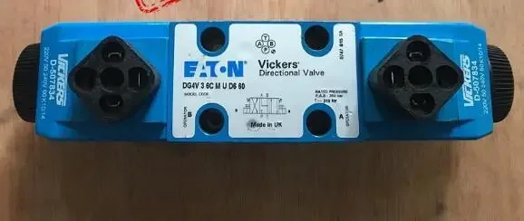 ETN Vickers Directional Valve DG4V-3-6C-M-U-D6-60 DG4V36CMUD660 coil D-507834 220V 50 240V 60 VICKERS hydraulic valve