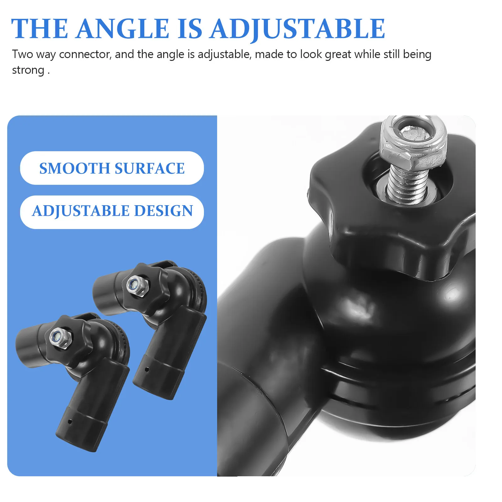 2Pcs Plastic Elbow Connector Adjustable Angle Universal Joint for Bike Umbrella Rack Fishing Pole Garden Tube Connection - AliExpress 18 2Pcs Plastic Elbow Connector Adjustable Angle Universal Joint for Bike Umbrella Rack Fishing Pole Garden Tube Connection - AliExpress 18