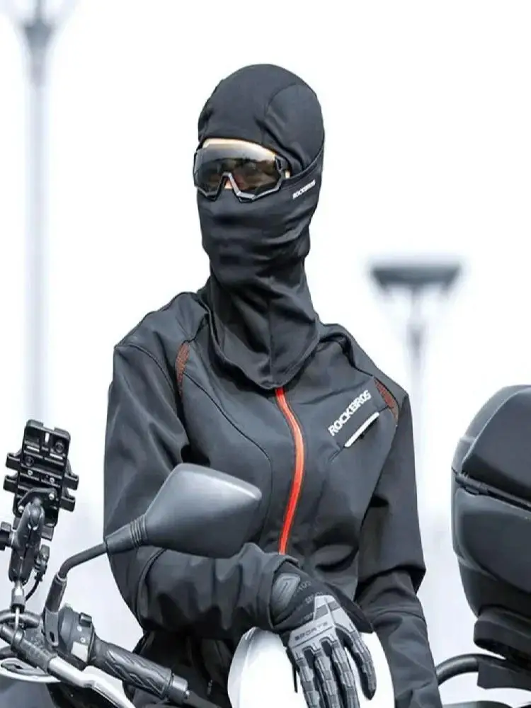 AliExpress Comfort Keep Warm Motorcycle Bike Helmet Windproof Breathable Skiing Face Mask Elastic Thermal Cycling Head Cover Winter