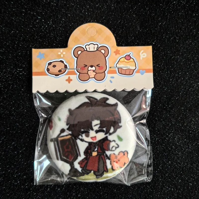 لعبة رماد المملكة 58 مللي متر أفخم بروش Sun Ce Fu Rong Yuan Ji Zuo Ci Liu بيان تأثيري الملابس شارة دبوس مجوهرات الإكسسوار