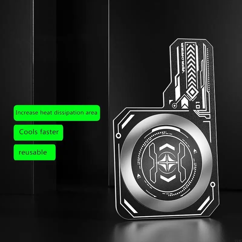 918C ユニバーサル携帯電話アルミクーラーパッド電話再利用可能な冷却プレート防水