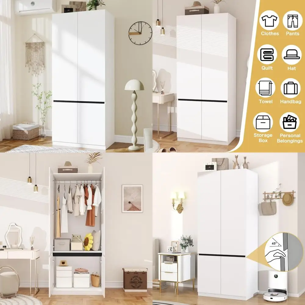 74 Inch Tall Wooden… - image