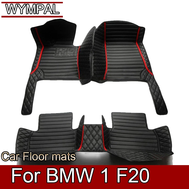 Car Floor Mats For BMW 1 F20 116i 118i (Four Doors) 2012 2013-15 2016 2017 2018 Auto Foot Pads Carpet Cover Interior Accessories