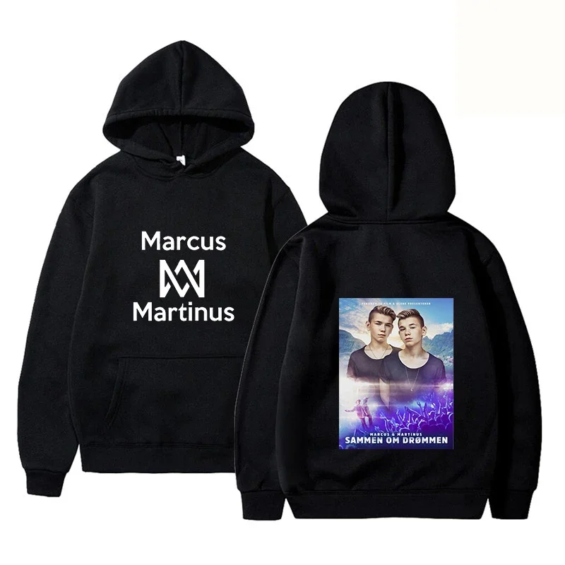 

Marcus and Martinus Hoodie Women Men Hooded Sweatshirt Streetwear Oversized Long Sleeve Fashion Harajuku Pullovers Clothes